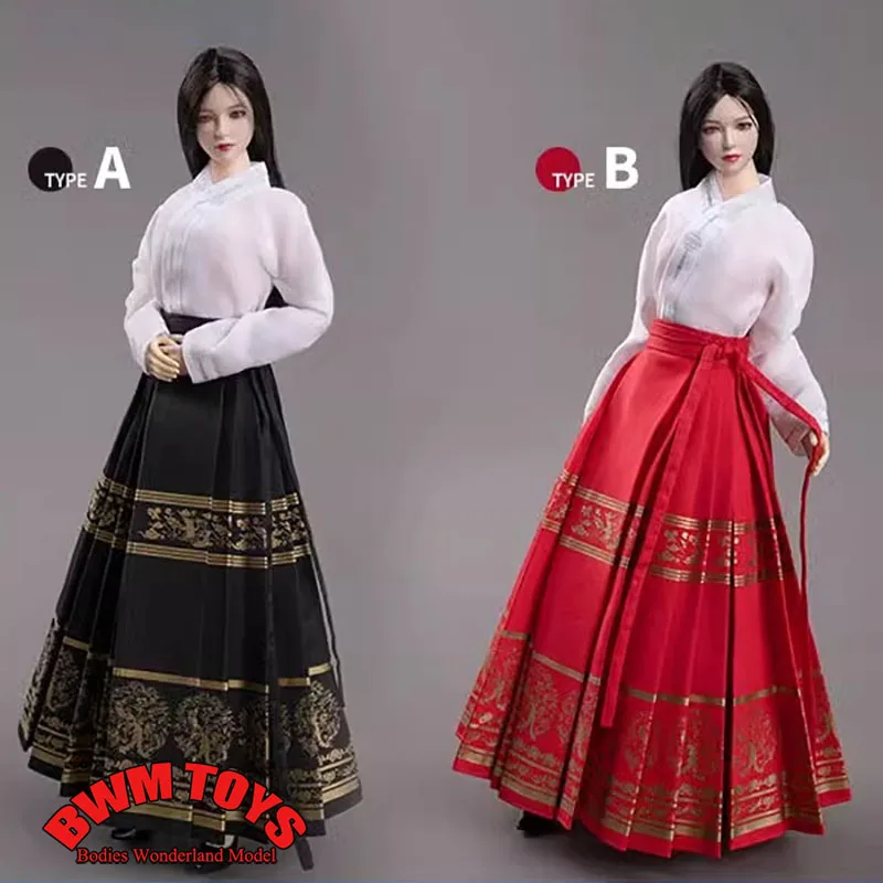 

Toyscentre TCT-041 1/6 Scale Chinese Style Ancient Costume Women's Horse-face Skirt Clothes Fit 12'' TBL S16A Action Figure