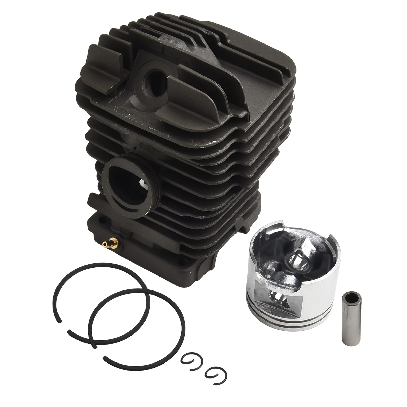 Cylinder Piston Repair Kit for Chainsaws Compatible with Models like MS290 MS310 and Others featuring a Bore Diameter of 46MM