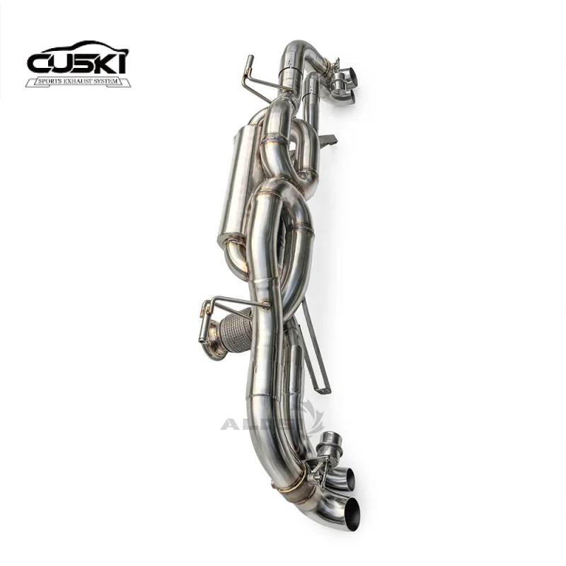 

For Lamborghini Gallardo LP550 LP560 LP570 5.2 2009-2014 with Valve Sports Car Exhaust cat Back Exhaust Automotive Exhaust Parts