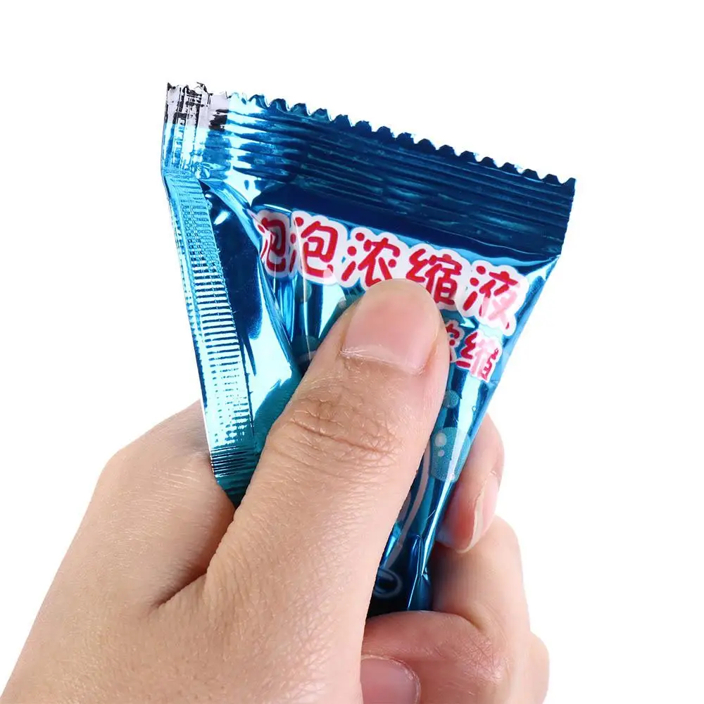 Portable Pouch 10ml Concentrated Bubble Solution Soap Safe Concentrated Bubble Liquid Environmental Bubble Supplement