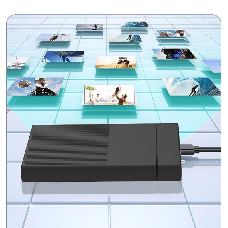 UTHAI 2,5-Zoll-Gehäuse für mechanische Festplatten, extern, tragbar, USB 3.0/USB 3.1 5 Gbit/s auf SATA-Computer-Festplattenbox für tragbare Geräte