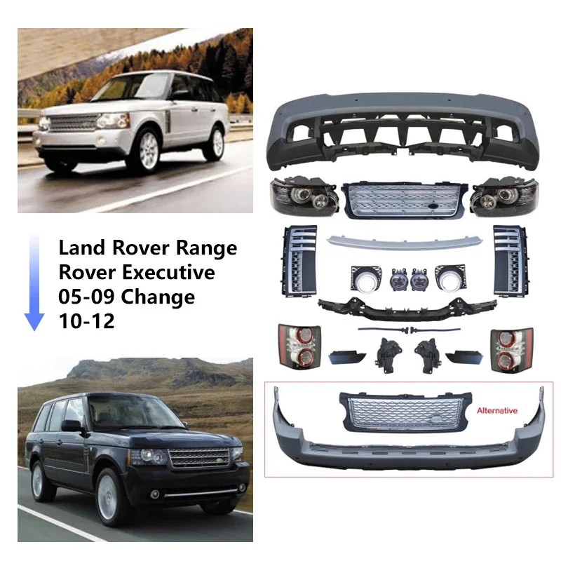 Wholesale Price Car Bodykit For Land Rover Range Rover Executive 2005-2009 Facelift Upgrade To 2010-2012 Full Parts Body Kit