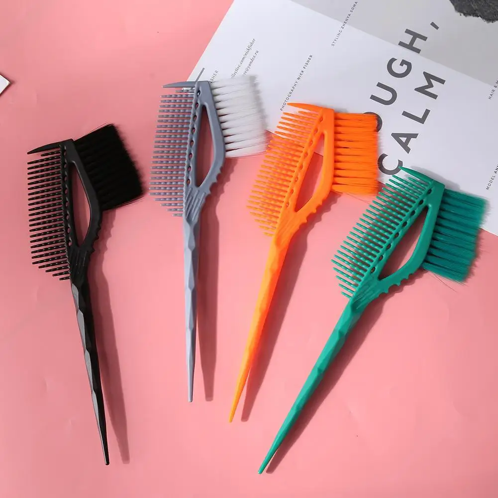 

Professional Hair Dyeing Comb with Brush Barber Hair Hair Dye Coloring Brush Comb Salon Hairdressing