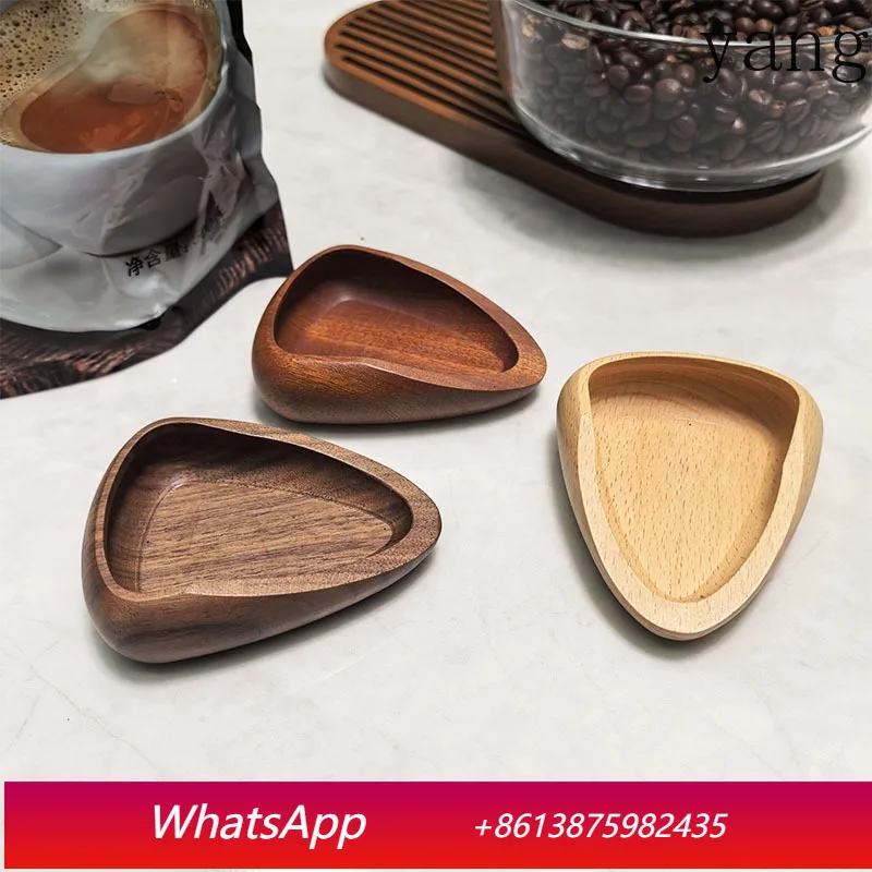 LMM Black Walnut Bean Plate Packing Plate Premium Coffee Bean Beech Scale