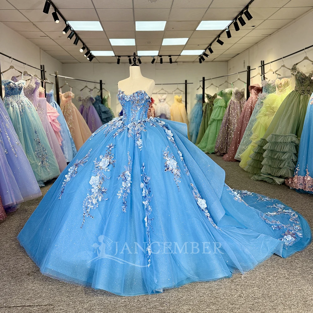 

Princess Ball Gown Quinceañera Dresses 2025 Beads Tiered Birthday Party Gown For 15th Customized vestidos de 15 quinceañera