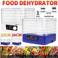 Dried Fruit Vegetables Herb Meat Machine Household Food Dehydrator Pet Meat Dehydrated 5 Trays Snacks Air Dryer