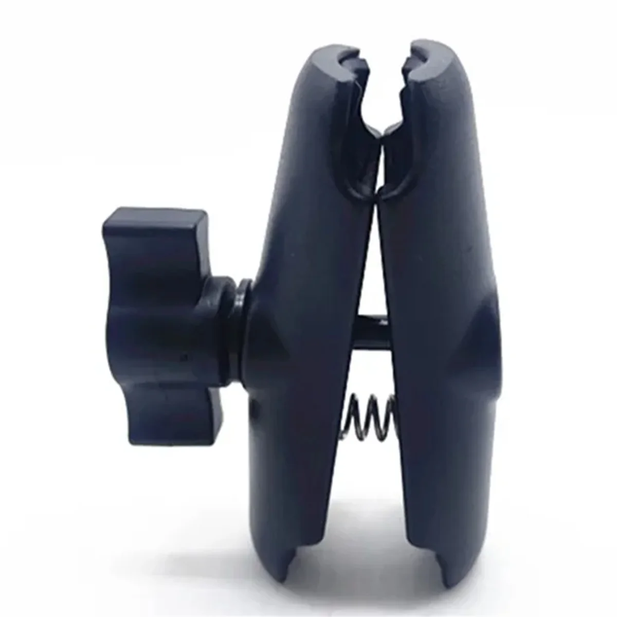 A56XQ Braccio a doppia presa per moto in lega di alluminio per 17mm-25mm Testa a sfera Clip Adattatore di montaggio Estensione Braccio girevole Supporto RAM A