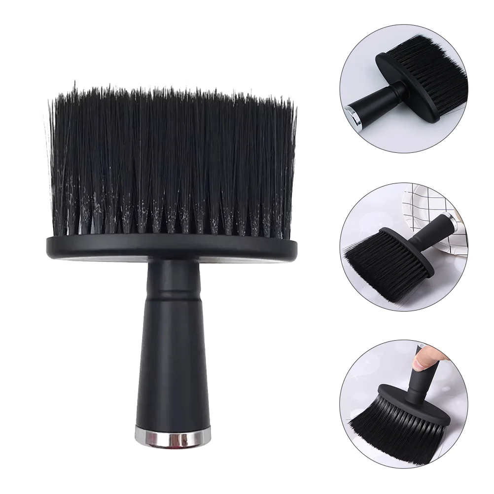 2 Pcs Hair Sweep Brush Hairdressing Neck Hairbrush Gentle Cleaning Face Barber Duster