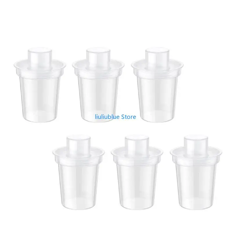 6 قطعة حاوية مسحوق الحليب المحمولة الحبوب دقيق الذرة صندوق الصغار الطفل وجبة خفيفة الغذاء صناديق تخزين صيغة موزعات 62CF