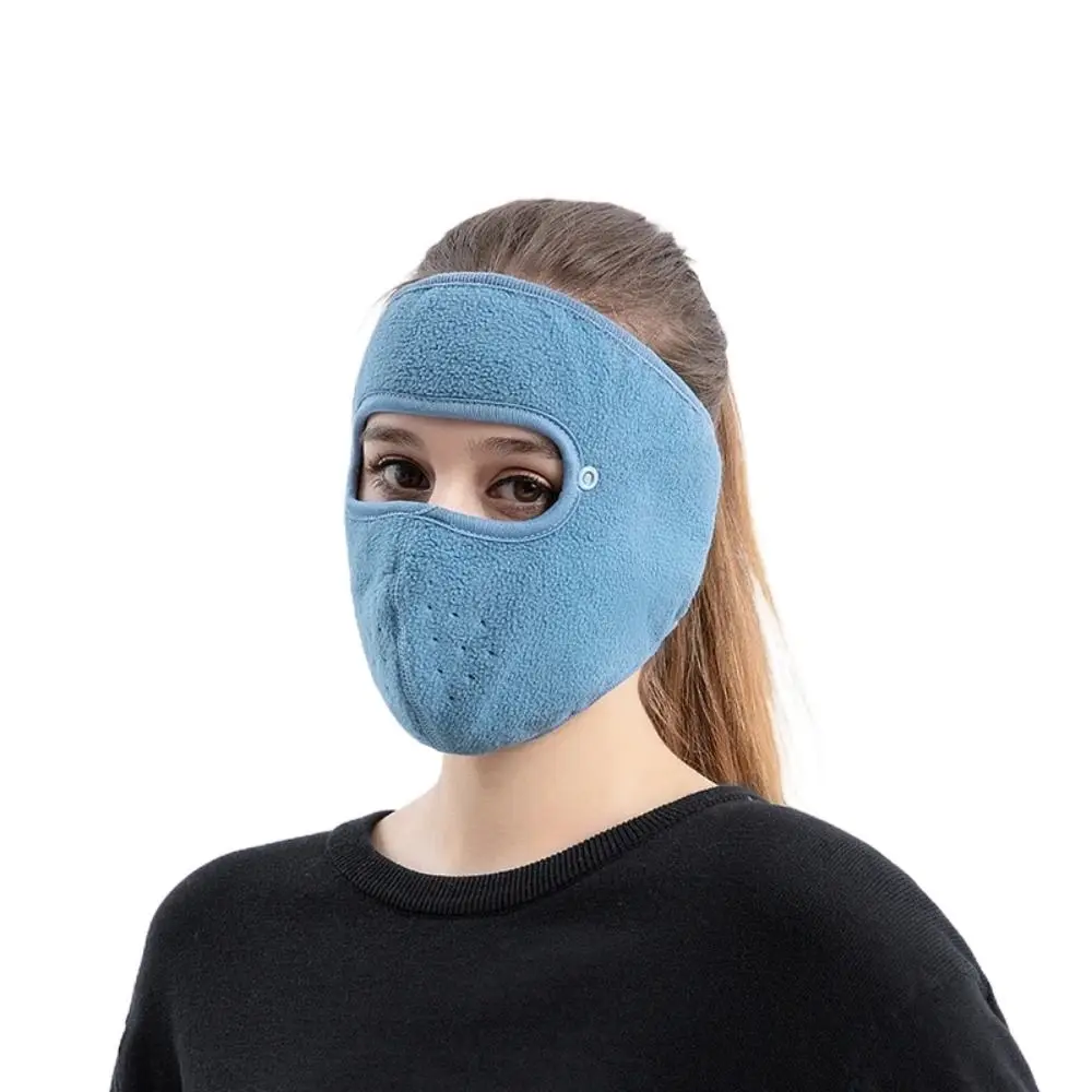 Máscaras de esquí de lana transpirable, máscara facial de lana térmica a prueba de viento, máscara facial, protección facial, máscara de invierno para pesca