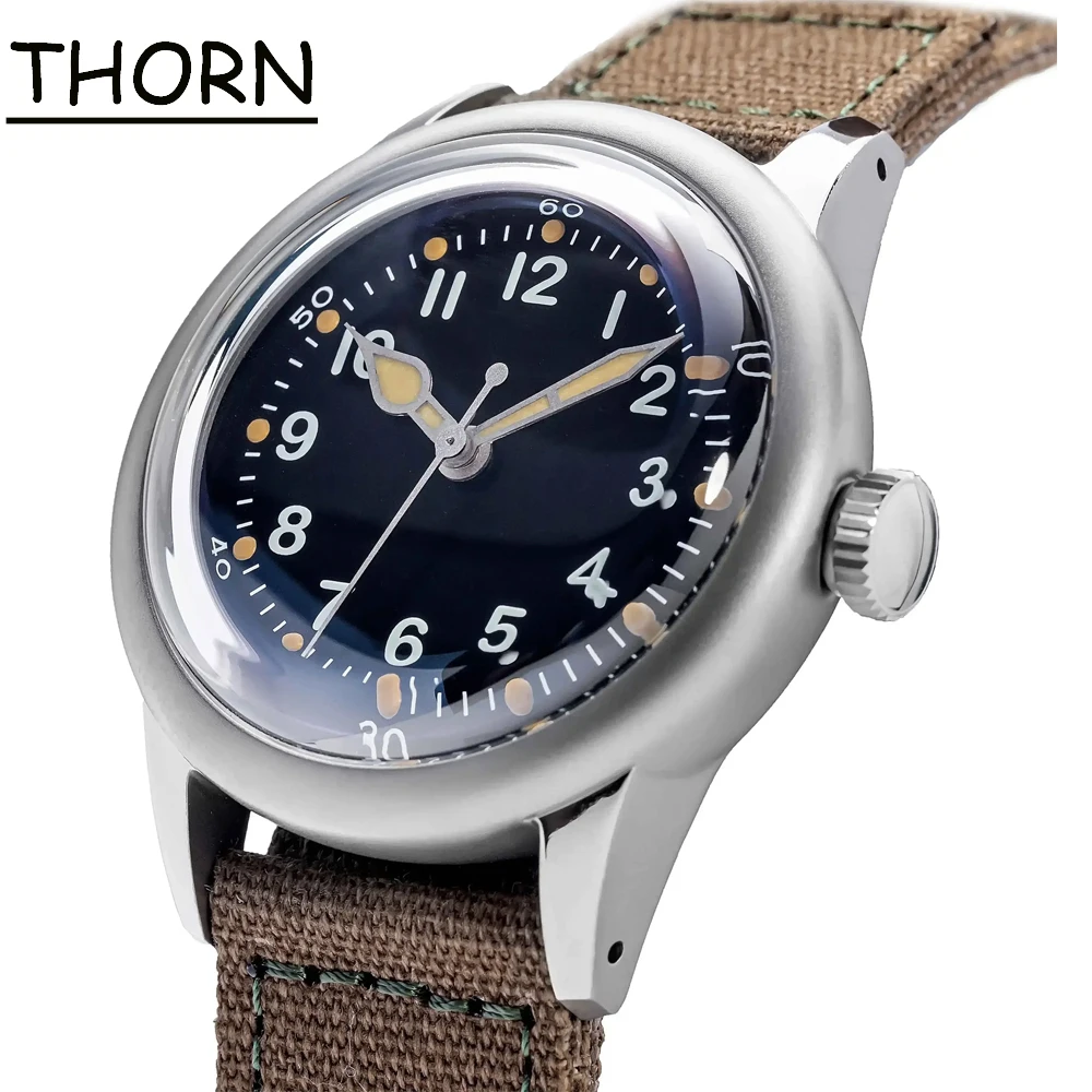 

THORN A11 Titanium Watch Military Retro NH35 Automatic Movement Men Watches 200M Waterproof Sapphire Luminous Homage Wristwatch