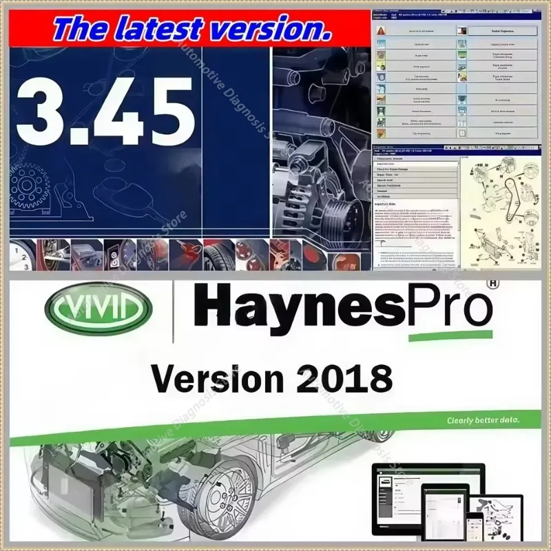 2026 Latest Auto Data 3.45 Car Software + vivid HAYNES PRO 2018 AtrissStakis Technik Workshop DATA Multi languages Windows 10