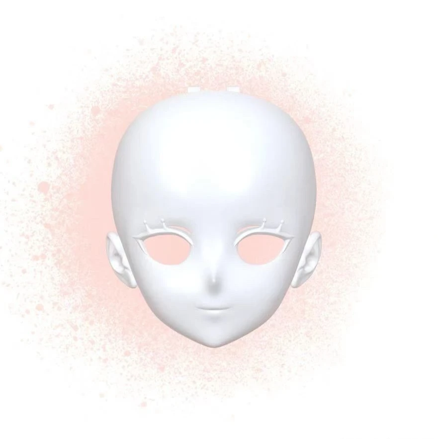 

Kigurumi Head Shell White Mask Full/Half Headband Lock Anime Cosplay Japanese Kigurumi Mask DIY Accessories