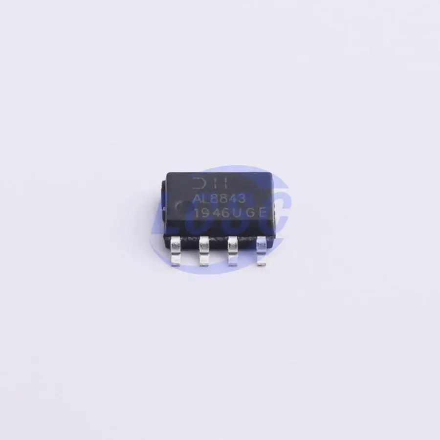 10Pcs/Original AL8843SP-13 Mark Code AL8843 1MHz 1Output DC-DC Regulator Buck PWM 3A 4.5V-40V SO-8-EP LED Drivers ICs