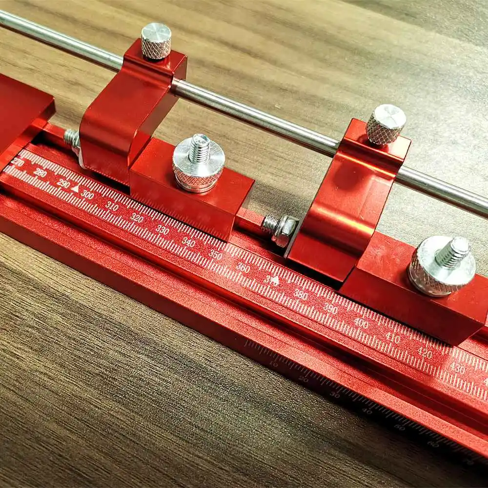 Sistema de riel guía paralelo para carpintería de 0-1200mm, máquina de grabado, riel deslizante paralelo para sierra Circular eléctrica