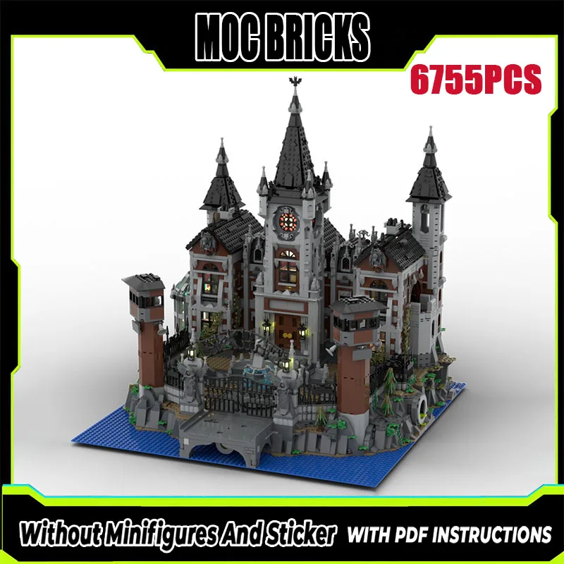 

Новые строительные блоки MOC, продвинутое издание, модульные строительные блоки Arkham, детская игрушка в подарок, набор для сборки «сделай сам»