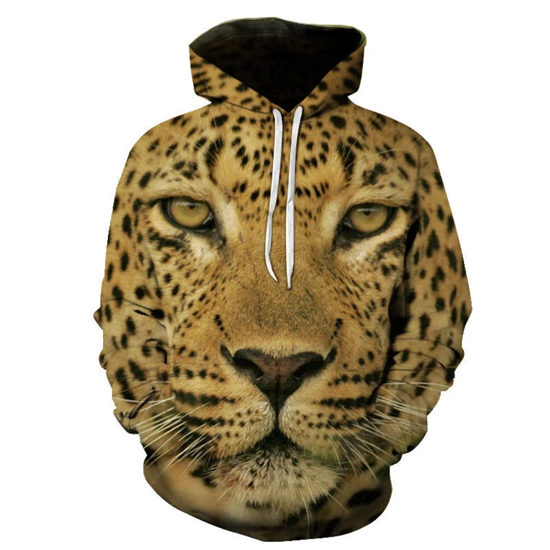 Natural Animal Leopard Hoodies 3d Cheetah Print Cheetah Hoodie For Men Women Fashion Sweatshirt Sportswear Hoody Male Clothes