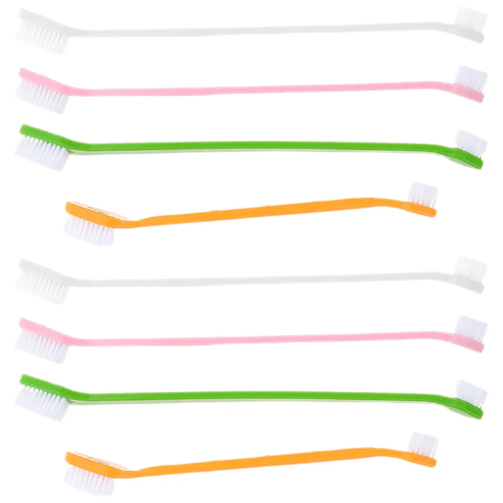 

8 Pcs Toothbrush for Dogs Double Head H held Dog H held Toothbrush Large Breed Small Large Breed Puppy al Health Cleaning