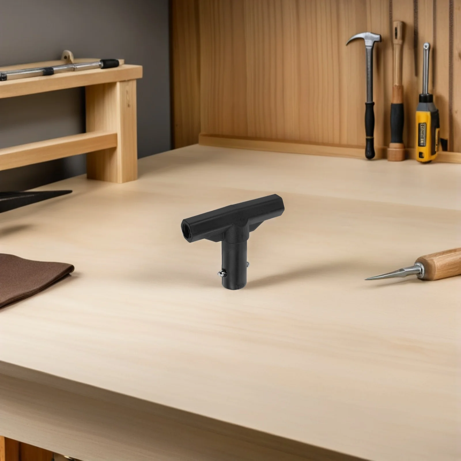 4 pces em forma de t trampolim pólo conector tubo manga capa para substituição de gabinete resistente uv fácil instalar quintal