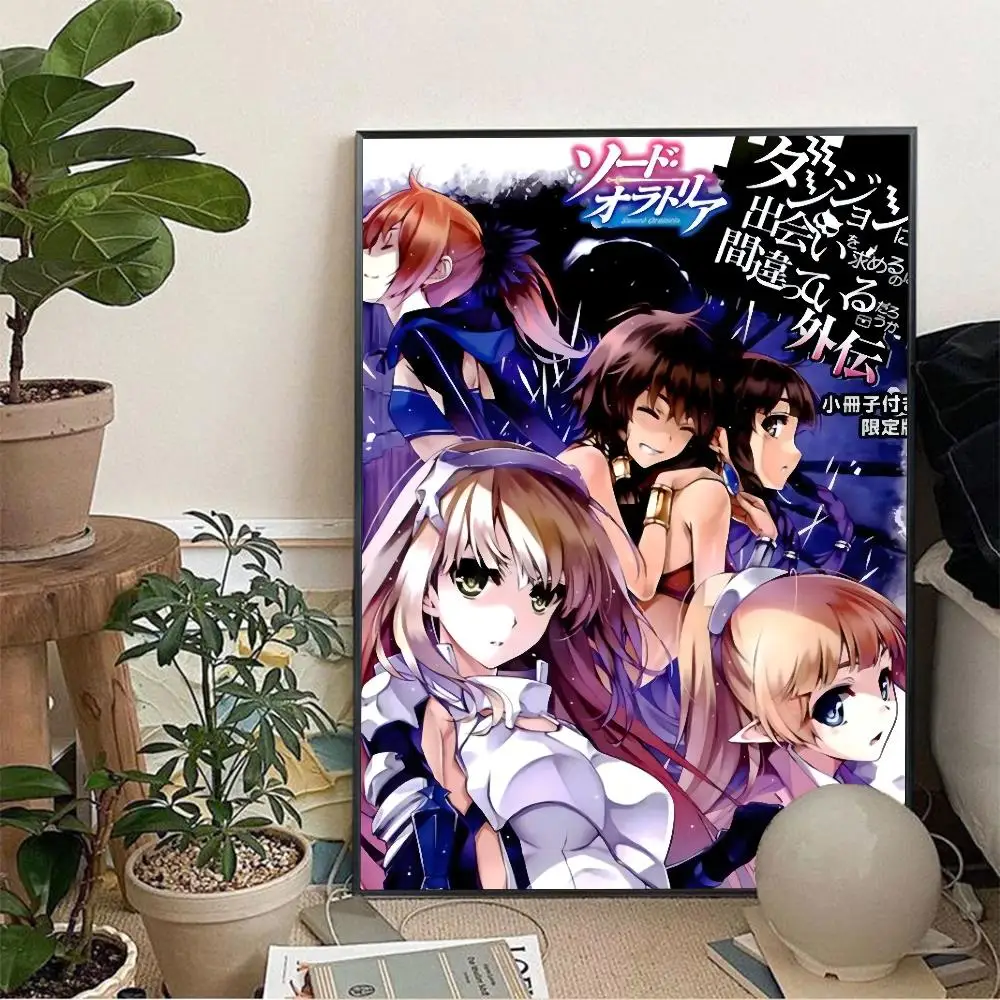 1pc DanMachi Poster Wall Art Home Decor Room Decor Digitaal Schilderen Woonkamer Restaurant Keuken Art