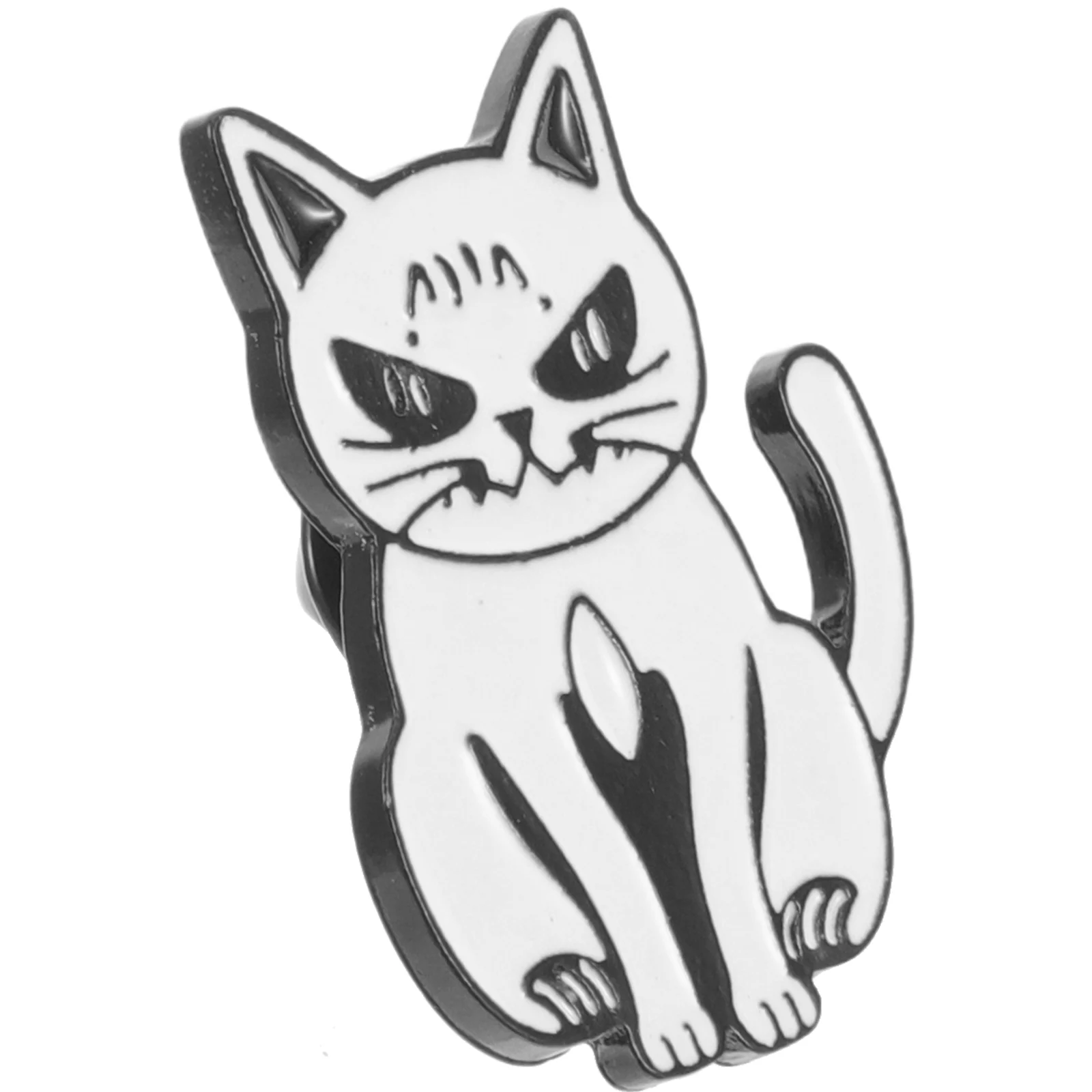 Cat Brooch Design Cartoon Animal Pin for Women Aesthetic Pins Zinc Alloy Backpacks Cute