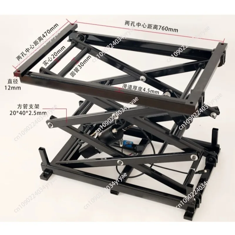 Electric lifting platform Small lifting bracket Bearing 500kg Electric hydraulic lifting platform