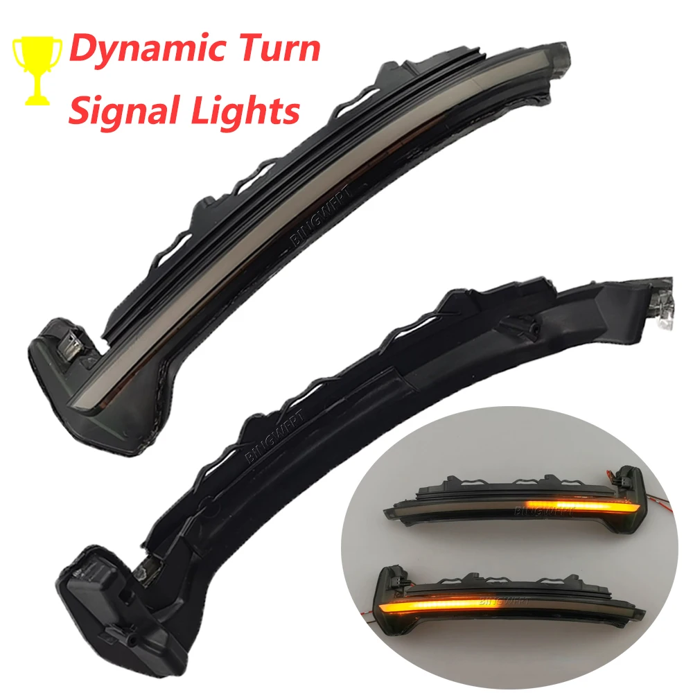 2X For Audi TT TTS MK3 8S 2015-2020 LED Dynamic Turn Signal Light Side Mirror Indicator Lamp Sequential Blinker Lamp - view 6