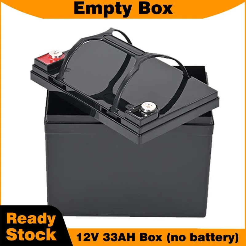 

Empty Battery Box with handle for 12V 33AH battery pack empty battery case for LiFePO4 battery pack DIY solar system storage