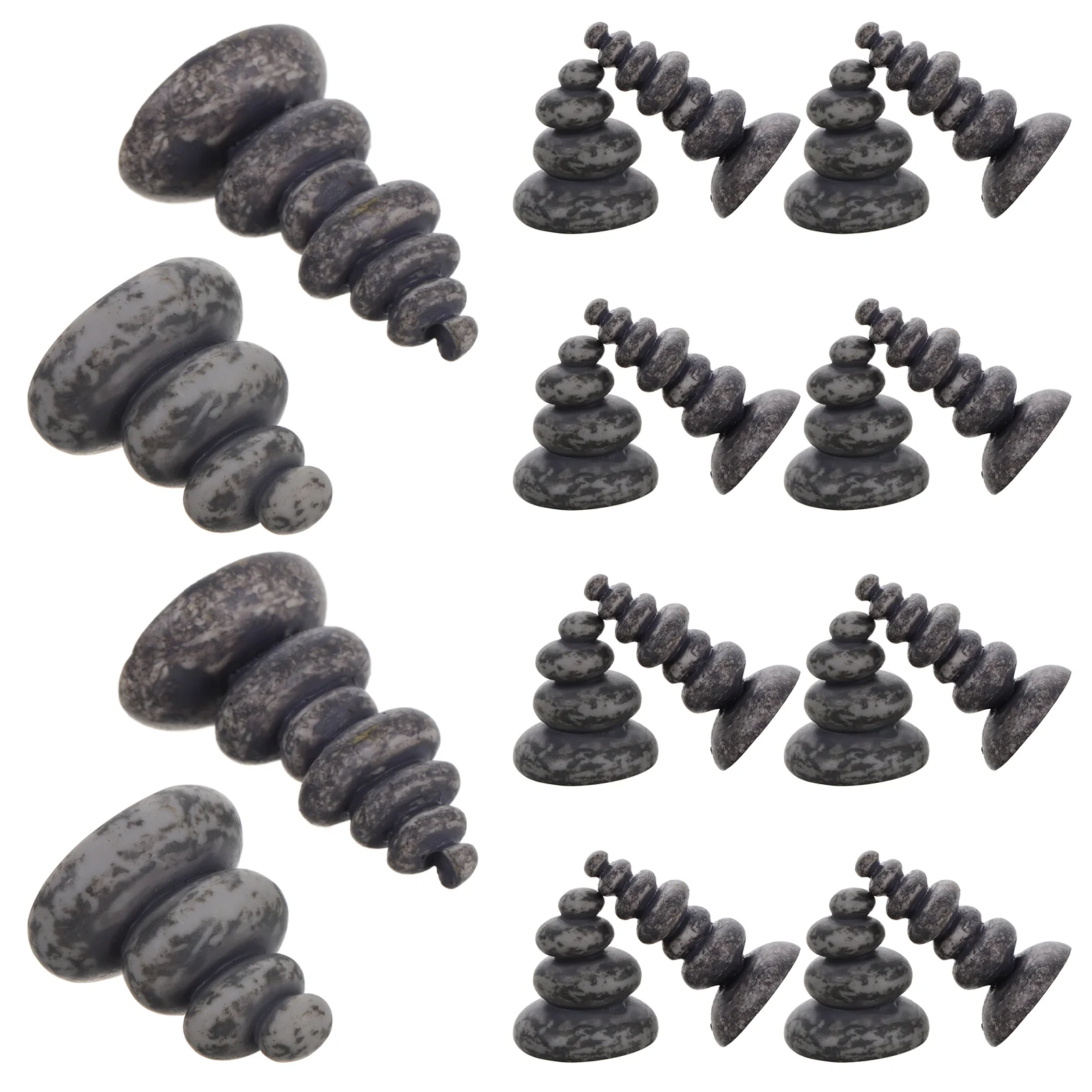 

20pcs River Stone Statue Zen Stacked Rock Garden Balancing Stones Handmade Statues for Japanese Meditation Fairy Gard