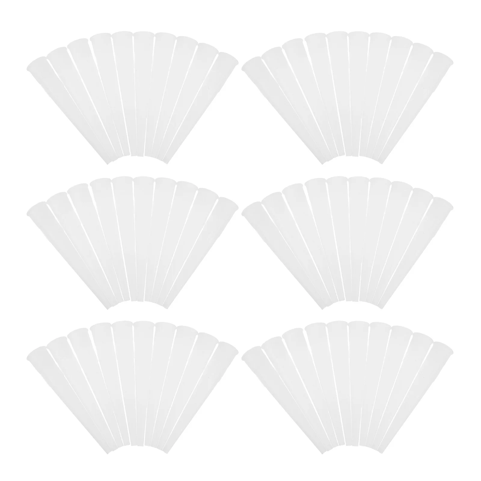 

200pcs Glass Caulk Nozzle 1.5Cm/0.59In Plastic Caulking Gun Extender Tip Applicator For Seamless Sealant Application Reusable