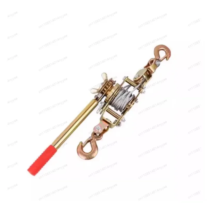 Double hook tensioner tensioning tool manual wire rope tensioner electrician ratchet tightener tightening pliers