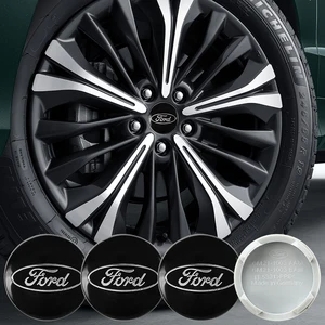4 pçs 54mm tampa central da roda logotipo hub capa emblema emblema para ford focus mk2 mk3 fiesta ranger mondeo mk4 S-MAX kuga mustang escort 12 principais vendas emblema ford - №3