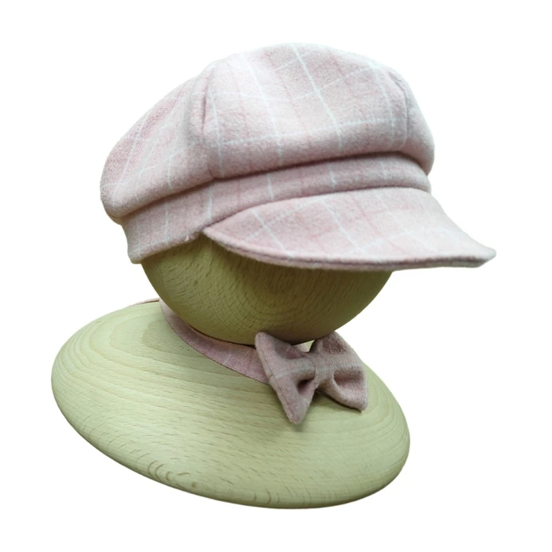 Adorabili accessori per foto neonato Cappello da bambino con farfallino Set Berretto da bambina con in poliestere per