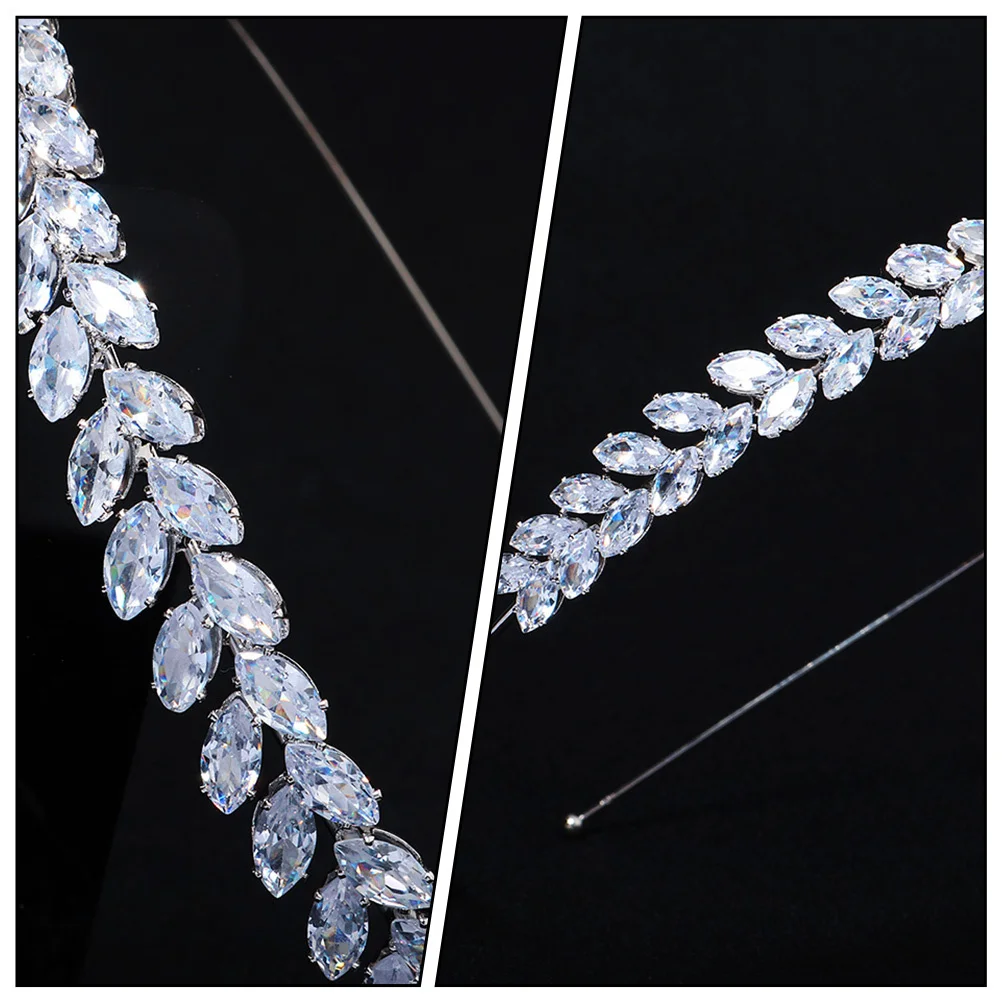 

1 шт., универсальный высококачественный обруч для волос, повязка на голову с цирконием, элегантный модный женский темпераментный аксессуар для волос, универсальный обруч для головы