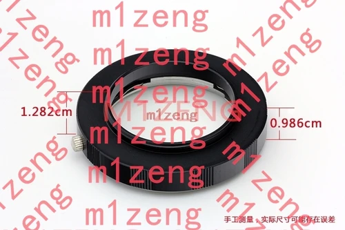 Imagen 1 del producto Anillo adaptador NIK-M42 para lentes Nikon AI AI-S con montura F a cámara Zeiss Pentax Mamiya con montura de tornillo M42 AI-M42