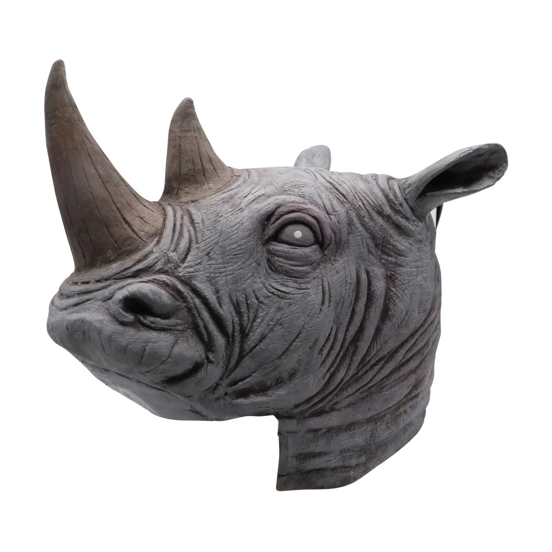 Halloween Nashorn-Kopfmaske, Scherz-Tiermasken für Halloween-Karneval-Kostümpartys – Detail 6