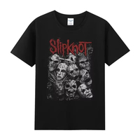 Vintage Slipknots Prepare for Hell Tour Black Women T-shirt Heavy Metal Rock Band Men Women Hip Hop Aesthetic Graphic Tshirt Y2k