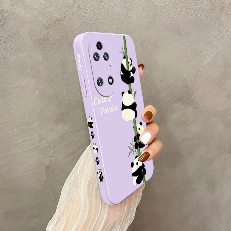 Climb Panda Phone Case For Huawei P40 P50 P30 P20 Pro Lite Nova 10 10SE 9 9SE Mate 50 50E 40 30 20 Pro Lite Cover