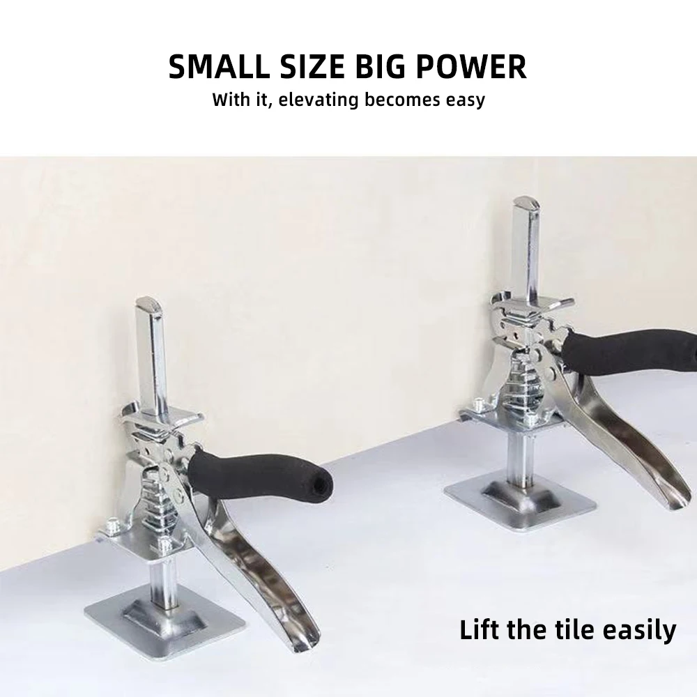 All-steel Ceramic Tile Height Regulator Foot Lifter Lifting Positioning Pad Height Manual Lifting Tool Labor-saving Arm