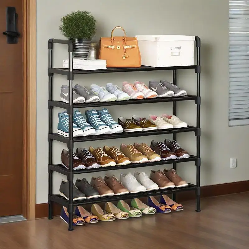 AOLIVIYA Door Entrance Shoe Rack Hallway Cabinet Metal Combo Dustproof Assembly Stand