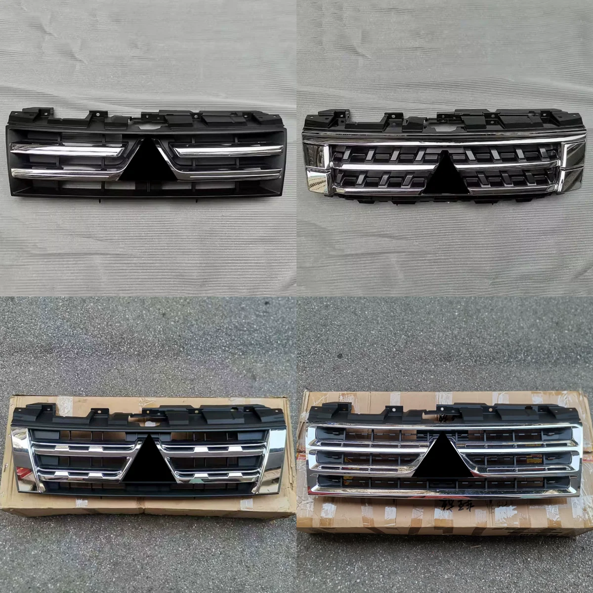 Car Front Bumper Grill For Mitsubishi Pajero V93 V97 08-18 Mask grille net Radiator body Kit Car Accessories