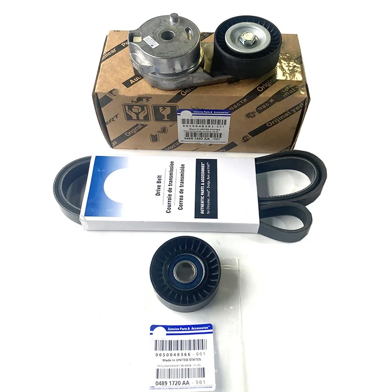 

NBJKATO Brand New Serpentine Belt Tensioner Pulley 04861660AA,4891720AA,4627397AB For Dodge Ram 1500 5.7 Jeep Grand Cherokee