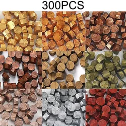 300 pcs Vintage Wax Seal For Stamps Retro wax print Beads Sealing Macaron gold  Wedding Birthday wax lacquer for seals Lacre