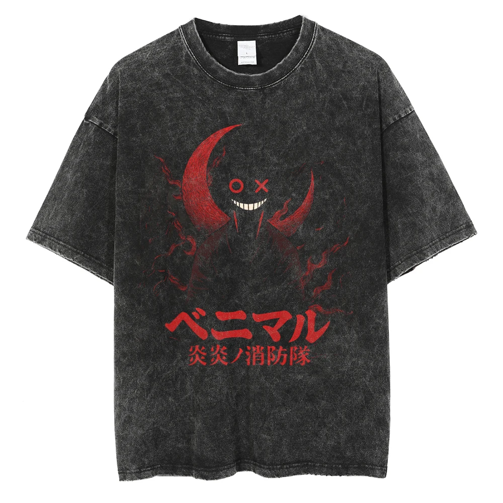 

Harajuku Men Streetwear Vintage Tees Anime Print T-Shirt Cotton Tops Summer Short Sleeve Casual T Shirt