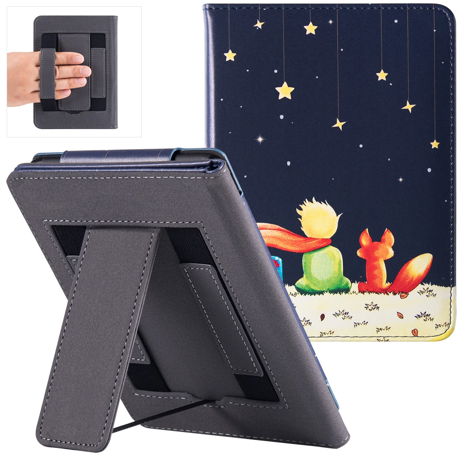 

Stand Case for 7.8" Vivlio InkPad 4 Case with Hand Strap | Auto Sleep/Wake | Premium PU Leather Smart Cover
