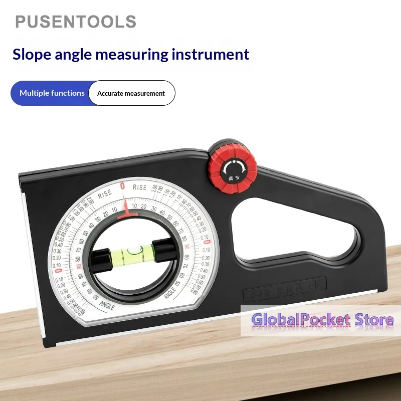 [TG823]Multifunctional Slope Inclinometer Protractor Magnetic Base High Accuracy Scale For Construction Carpentry Measuring Jobs