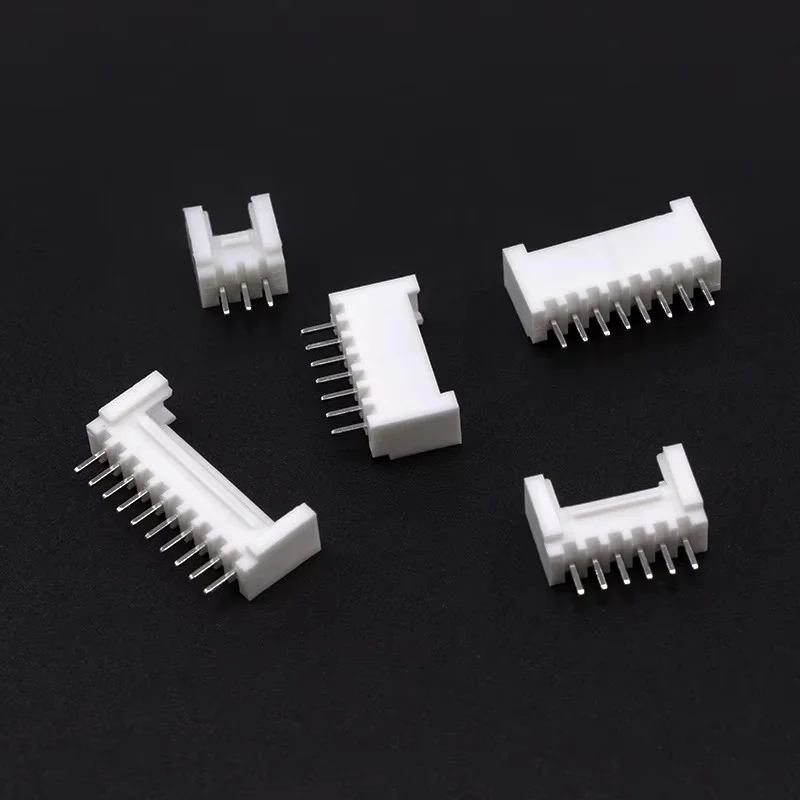 50PCS HY 2.0 Socket Connector 2.0mm Pitch 2P 3P 4P 5P 6P 7P 8P 10P Pin straight needle HY2.0 sockets With locking buckle