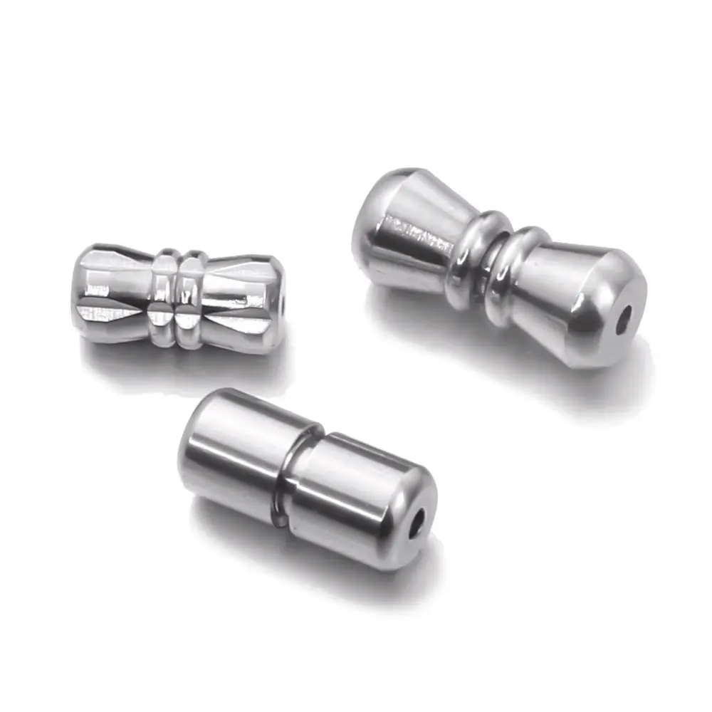 

5 шт./лот, винтовые застежки из нержавеющей стали, ожерелье, браслет, фурнитура, цилиндр, серебряный цвет, сделай сам, изготовление ювелирных изделий, ремесленные фурнитура