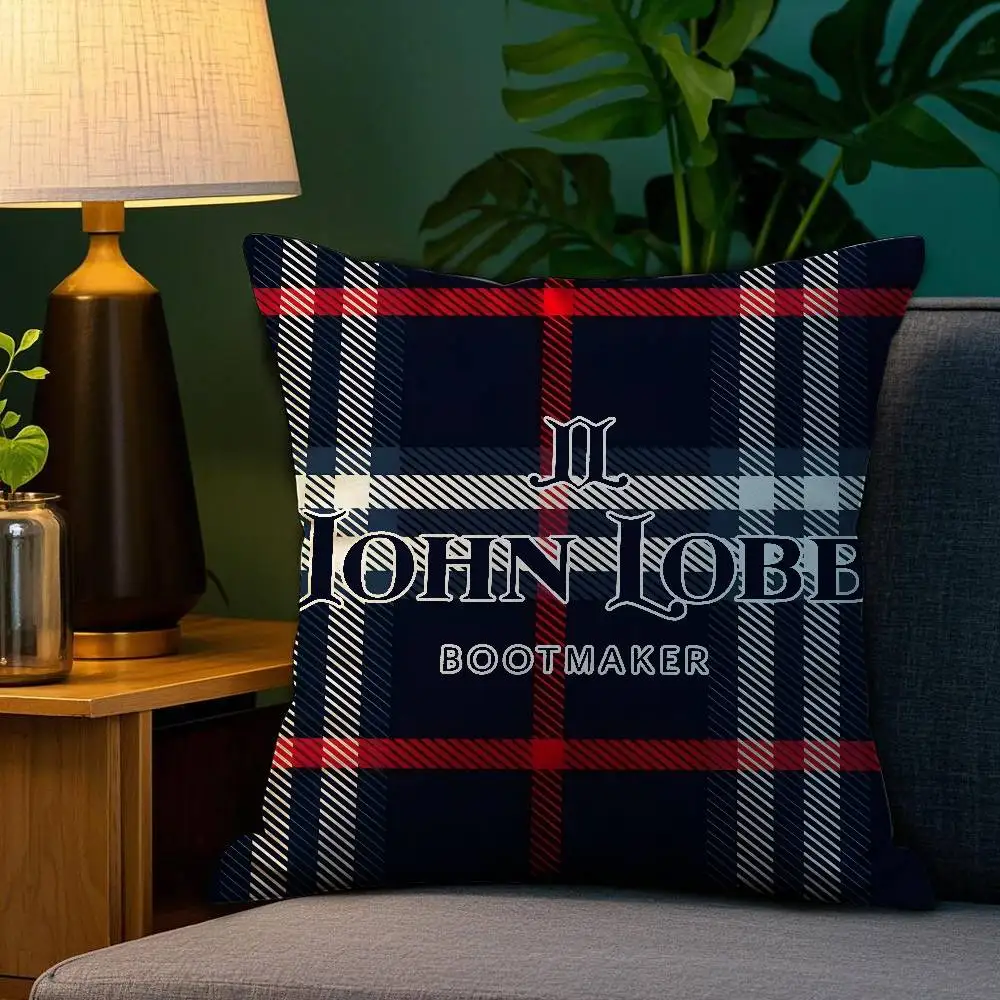 جون L-Lobb B-Bootmaker كيس وسادة مكافحة الغبار المخدة غير مرئية سستة حريري قصير أفخم غطاء وسادة أريكة