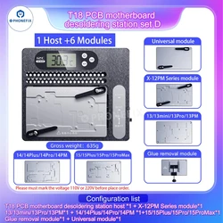 i2C T18 iHeater Welder Station For iPhone X-15 Pro Max Motherboard Separation Chip CPU Glue Removal Desoldering Repair Tools